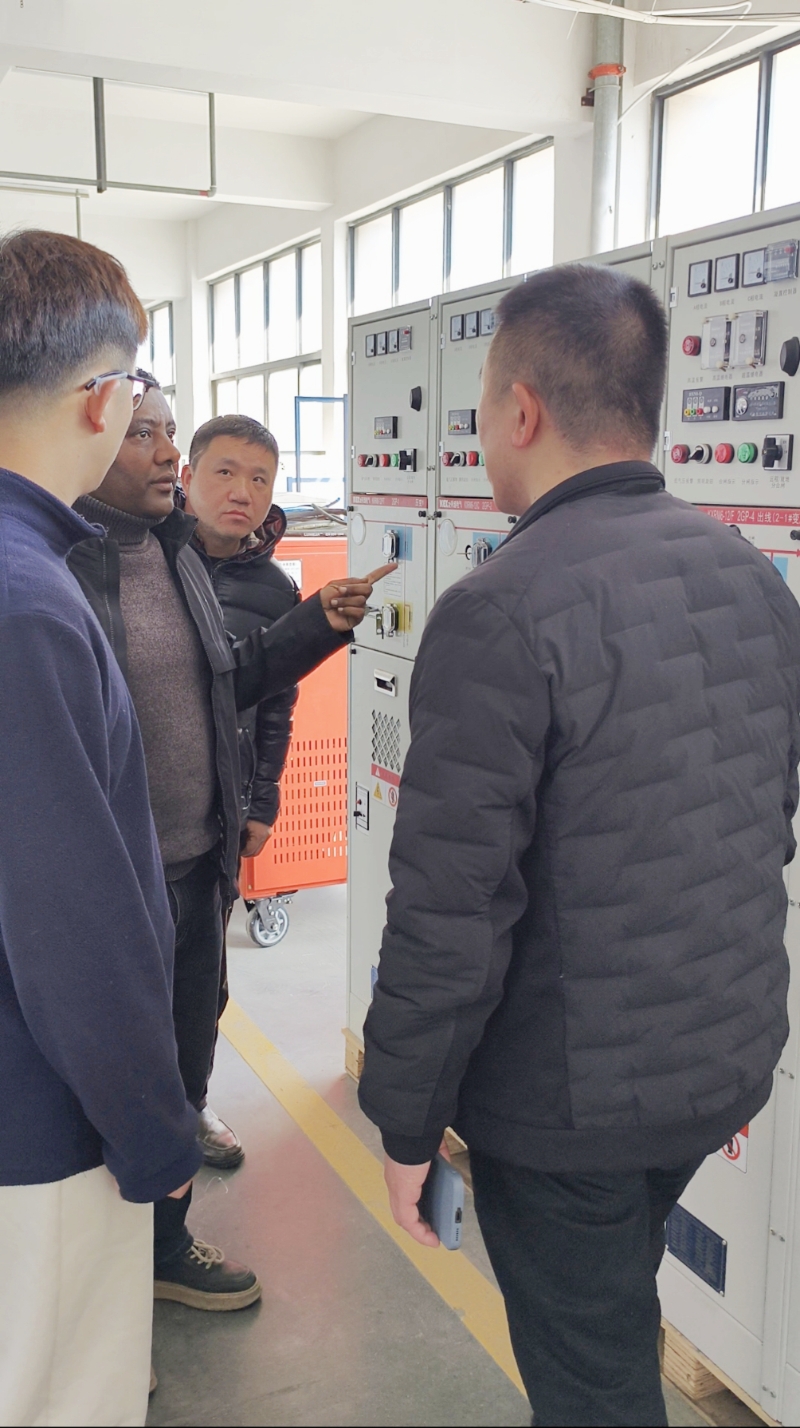 ईईयू विशेषज्ञों ने 20 सेट सबस्टेशन कार्यक्रम के लिए केक्सुन का दौरा किया
